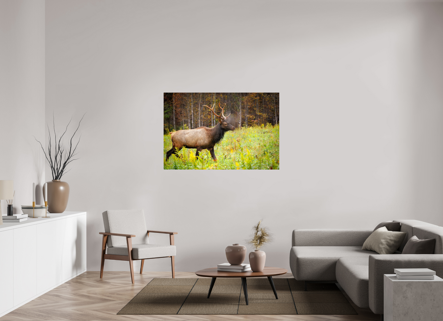 54 x 36″, Acrylic "Call of the Wild" - Elk