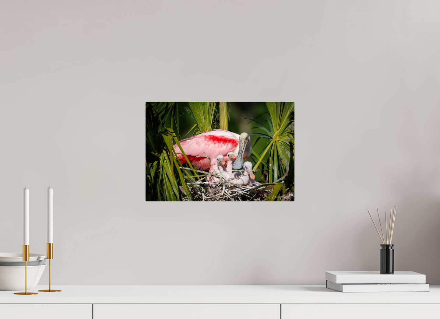 Spoonbill with teaspoons