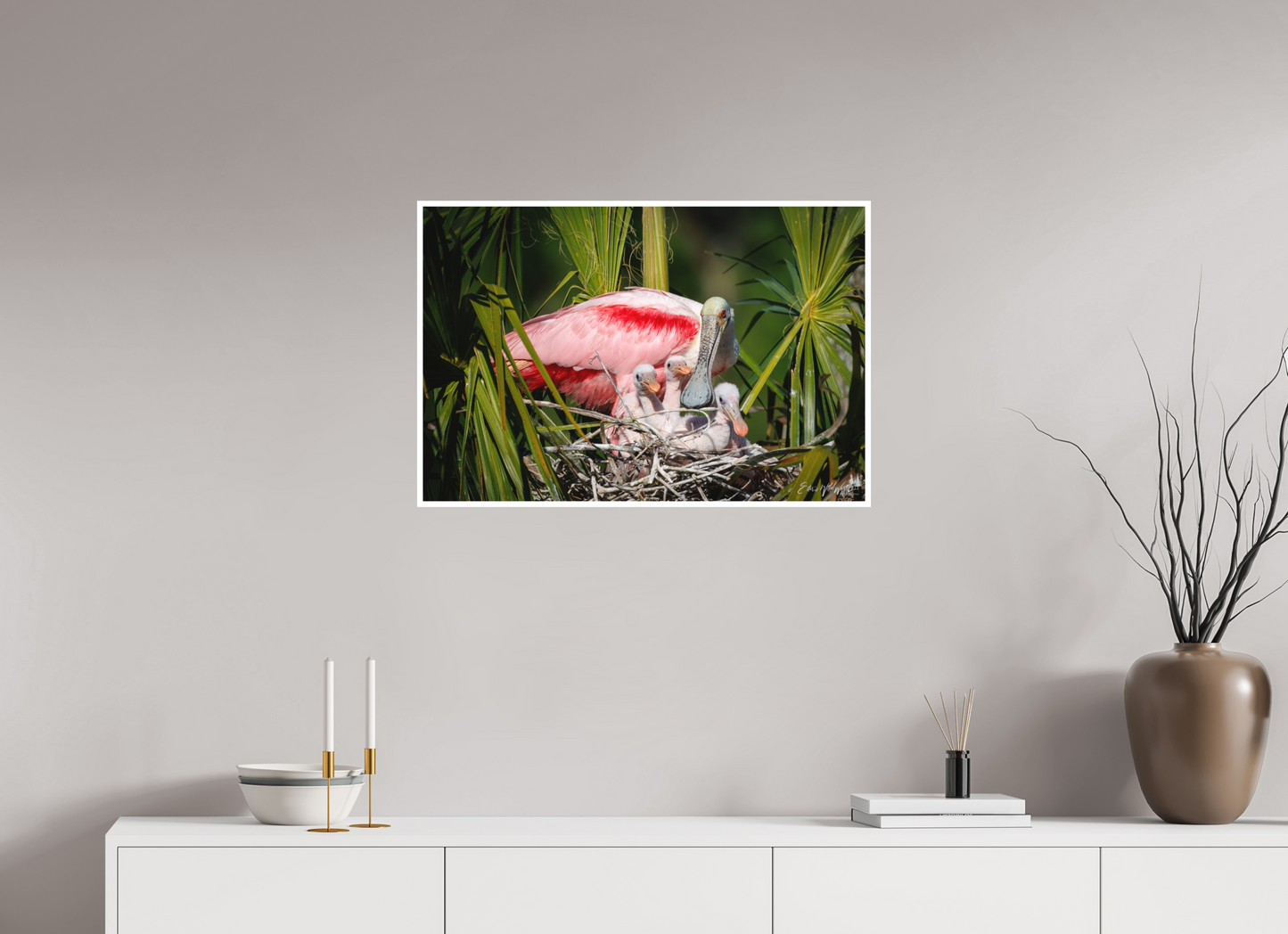Spoonbill with teaspoons