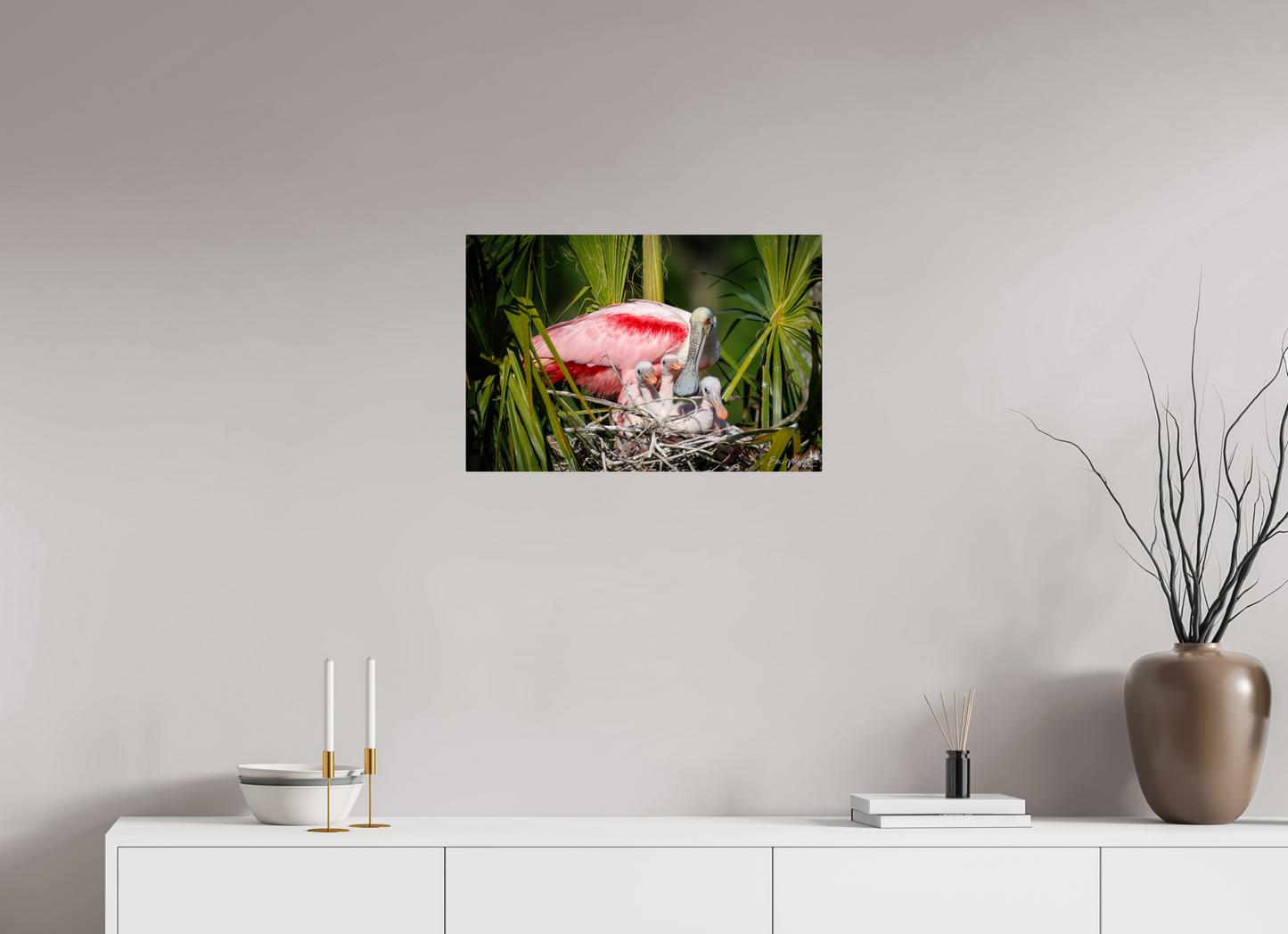 Spoonbill with teaspoons