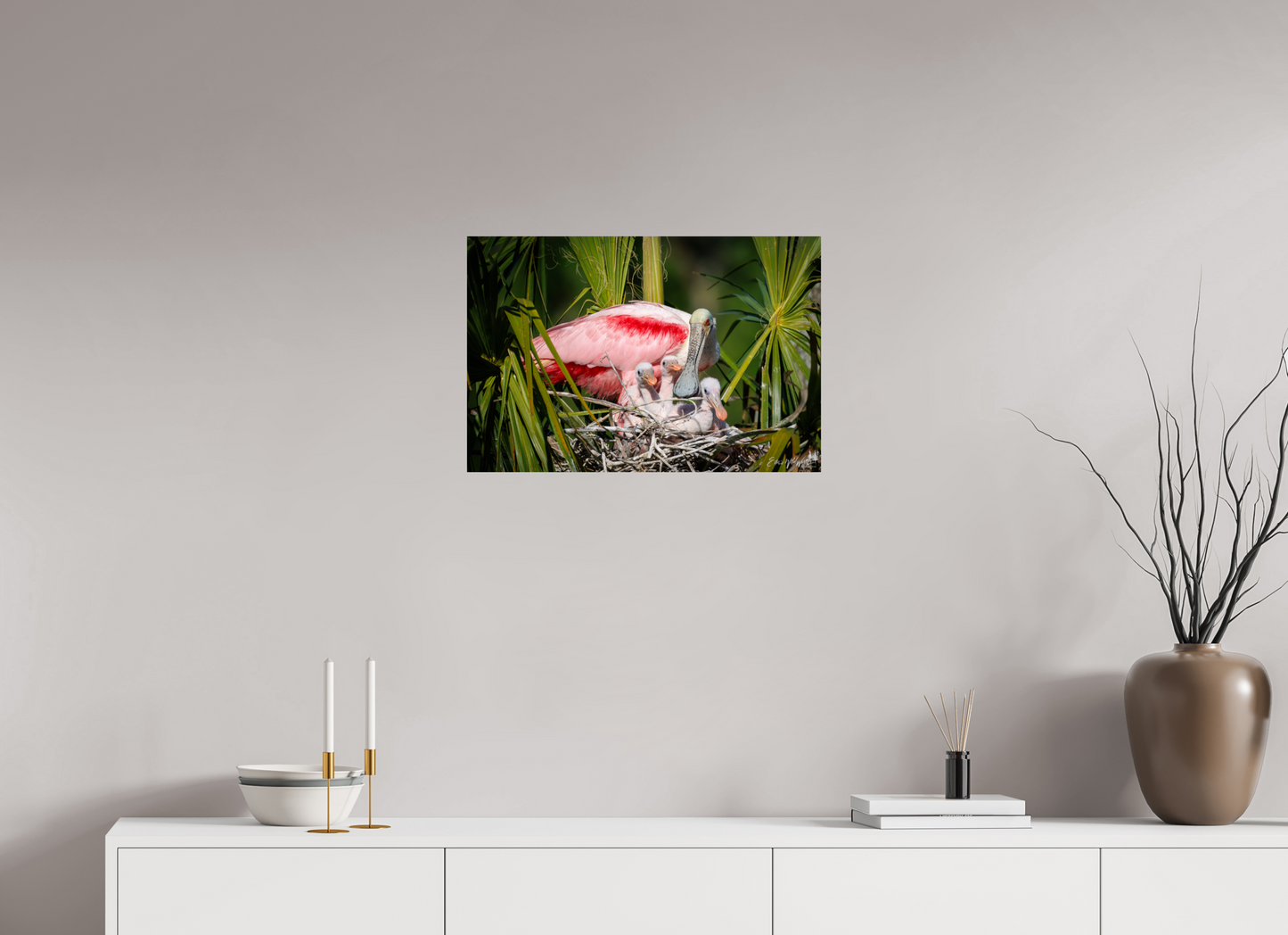 Spoonbill with teaspoons