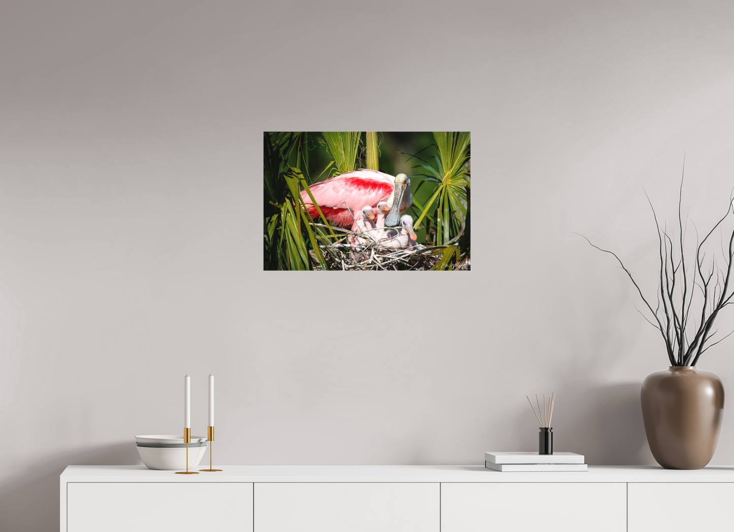 Spoonbill with teaspoons