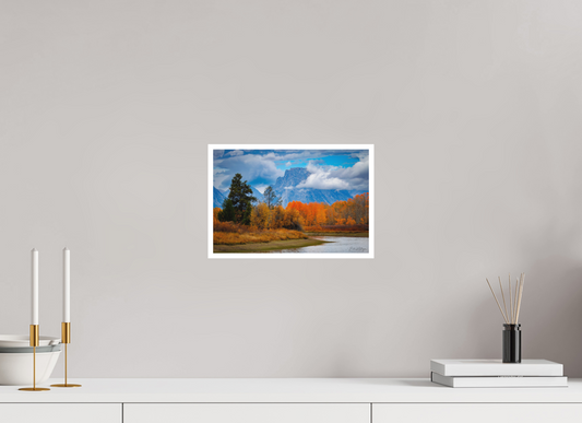 12 x 8″, Fine art print "Autumn Glory" - Oxbow Bend