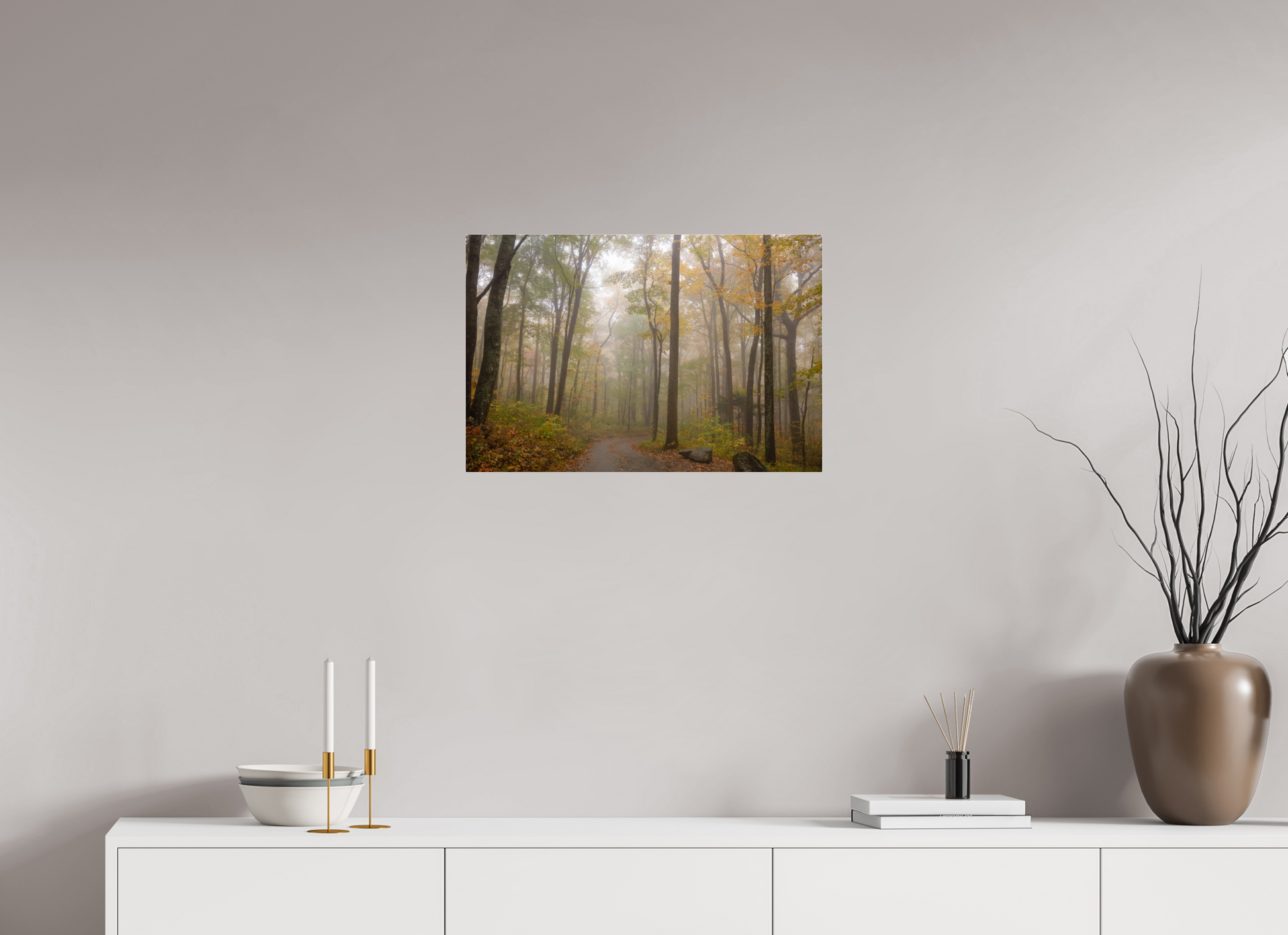 24 x 16″, Acrylic "Where the Road Disappears" - Smoky Mountains