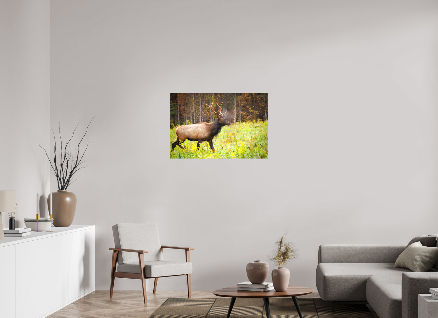 36 x 24″, Canvas "Call of the Wild" - Elk