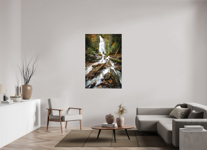 36 x 54″, Canvas "Whispers of the Forest" - Mingo Falls
