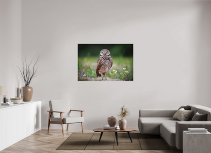 Burrowing owl stare down