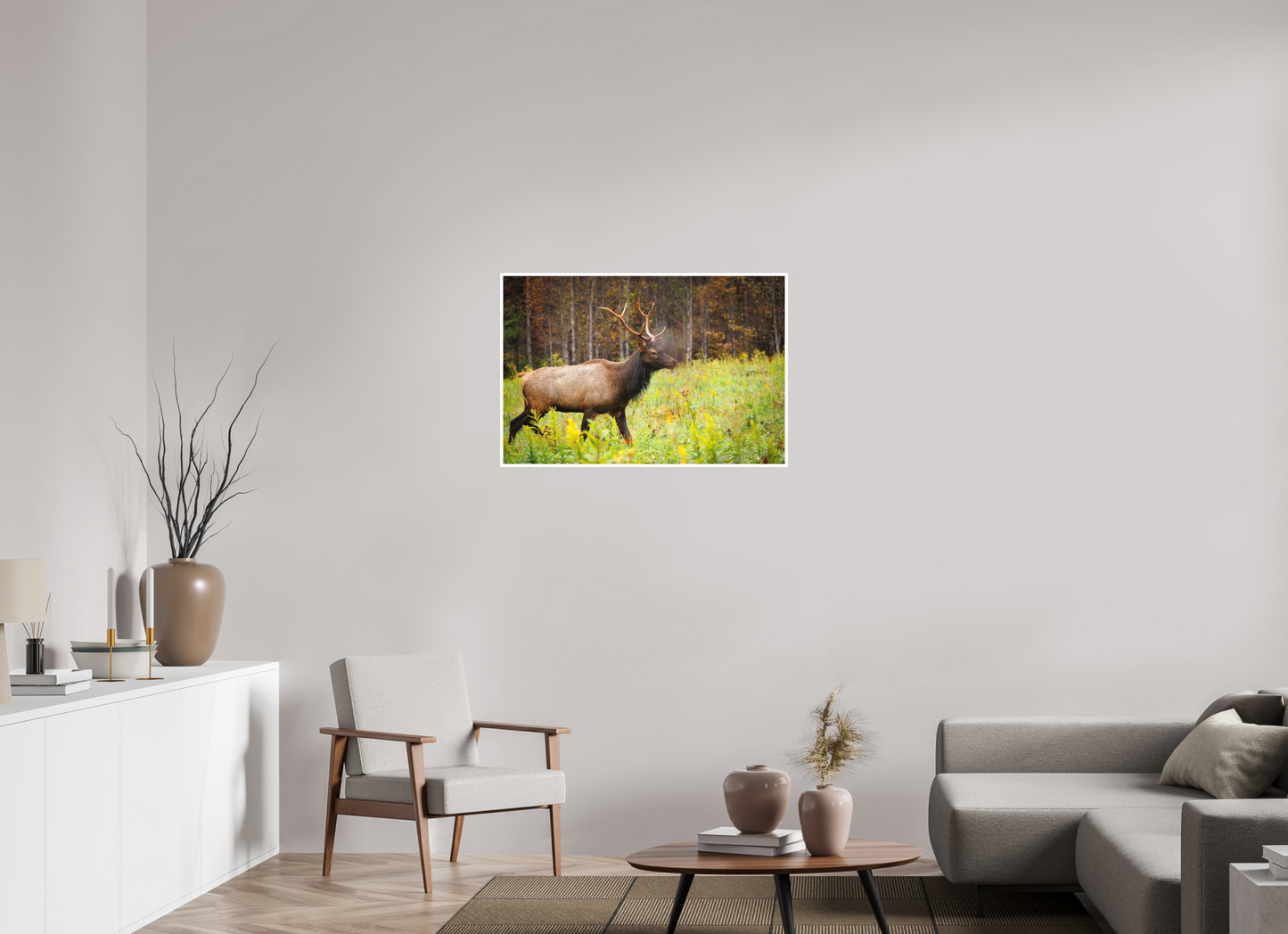 36 x 24″, Fine art print "Call of the Wild" - Elk