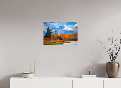 24 x 16″, Canvas "Autumn Glory" - Oxbow Bend