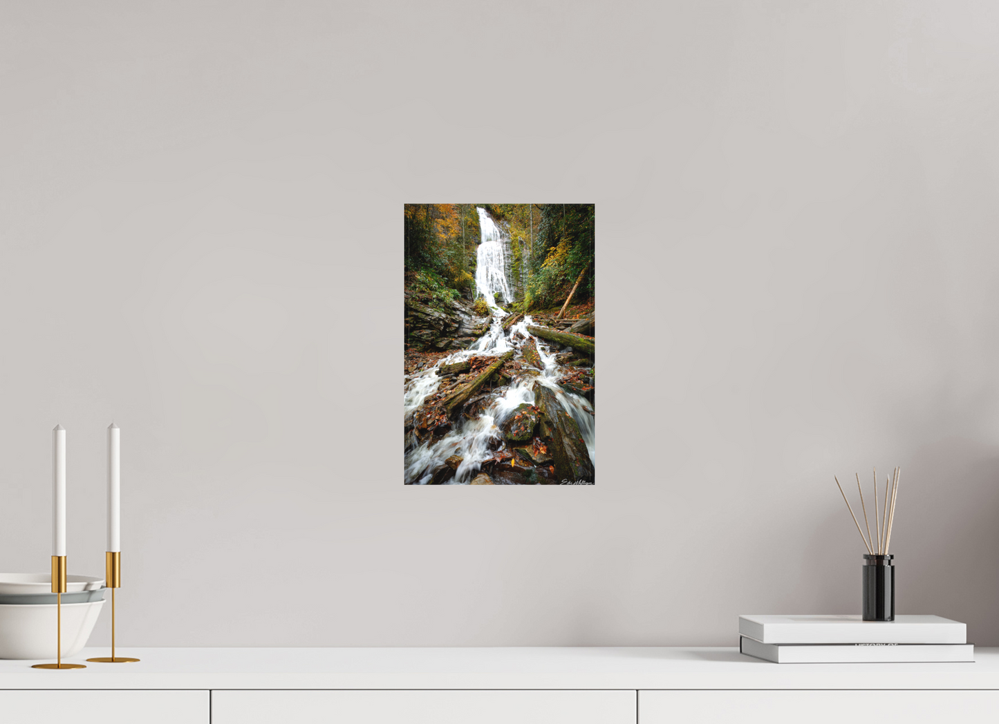 8 x 12″, Canvas "Whispers of the Forest" - Mingo Falls