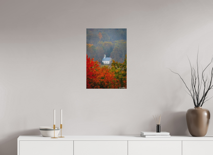16 x 24″, Canvas Autumn Faith - Cades Cove Methodist Church