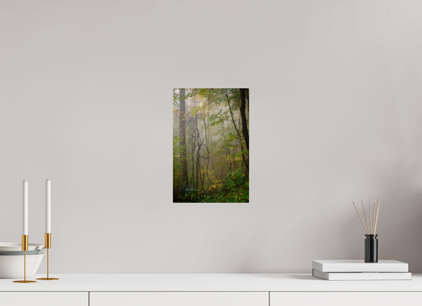 8 x 12″, Acrylic "The Heart of the Forest"