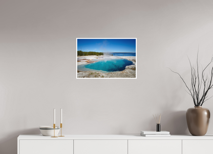24 x 16″, Fine art print "Quiet Depths" - West Thumb Geyser Basin