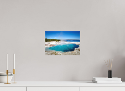 12 x 8″, Canvas "Quiet Depths" - West Thumb Geyser Basin