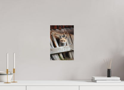 8 x 12″, Canvas "Barnyard Lookout" - Red Fox kit