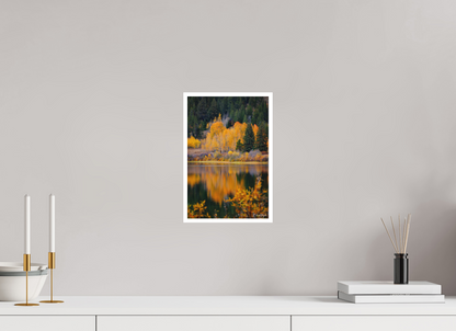 8 x 12″, Fine art print "Golden Reflections" - Two Oceans Lake
