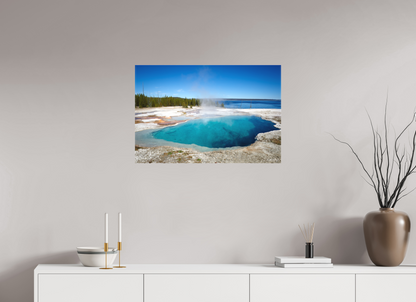 30 x 20″, Canvas "Quiet Depths" - West Thumb Geyser Basin