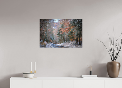 30 x 20″, Canvas "Winter's Turn" - Smoky Mountain Scenic Road