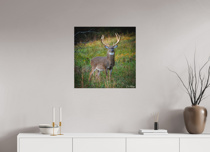 25 x 25″, Canvas "Majesty of the cove" - White-tailed Buck