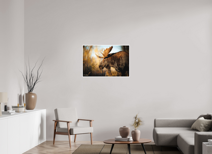 36 x 24″, Fine art print "Monarch of Gros Ventre - In His Eyes"
