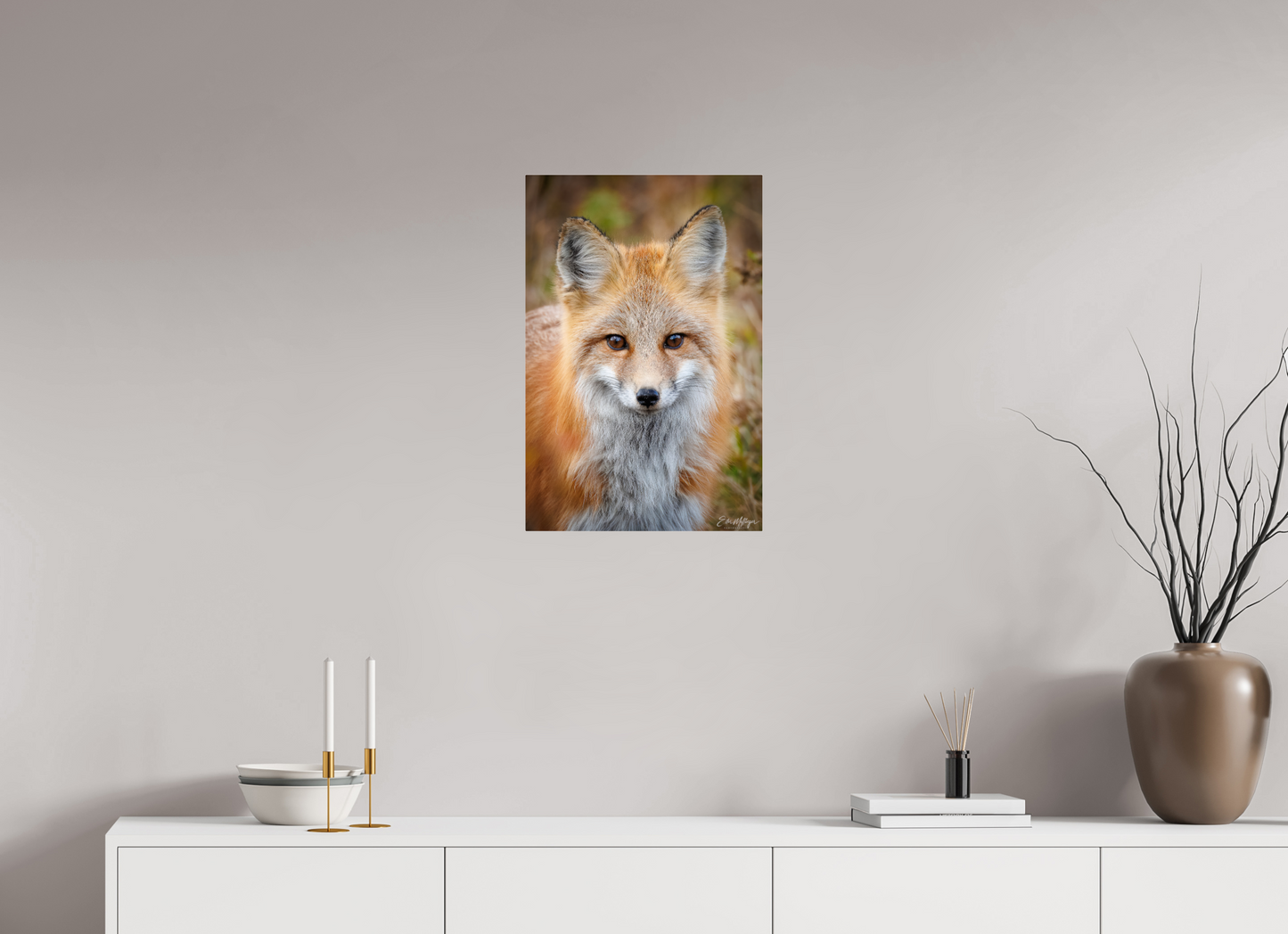 16 x 24″, Acrylic "Face to Face" - Red Fox