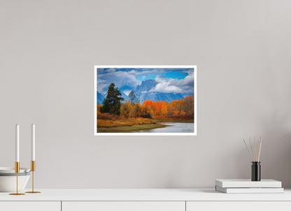 15 x 10″, Fine art print "Autumn Glory" - Oxbow Bend