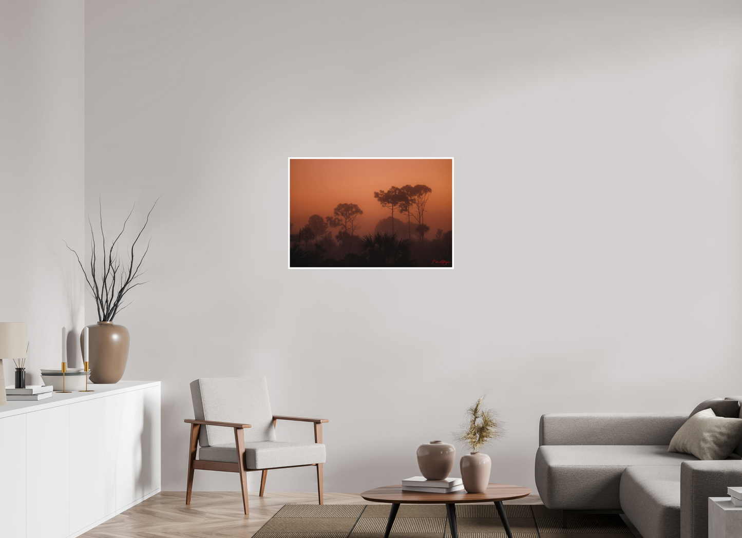 36 x 24″, Fine art print "First Light" - Big Cypress Sunrise
