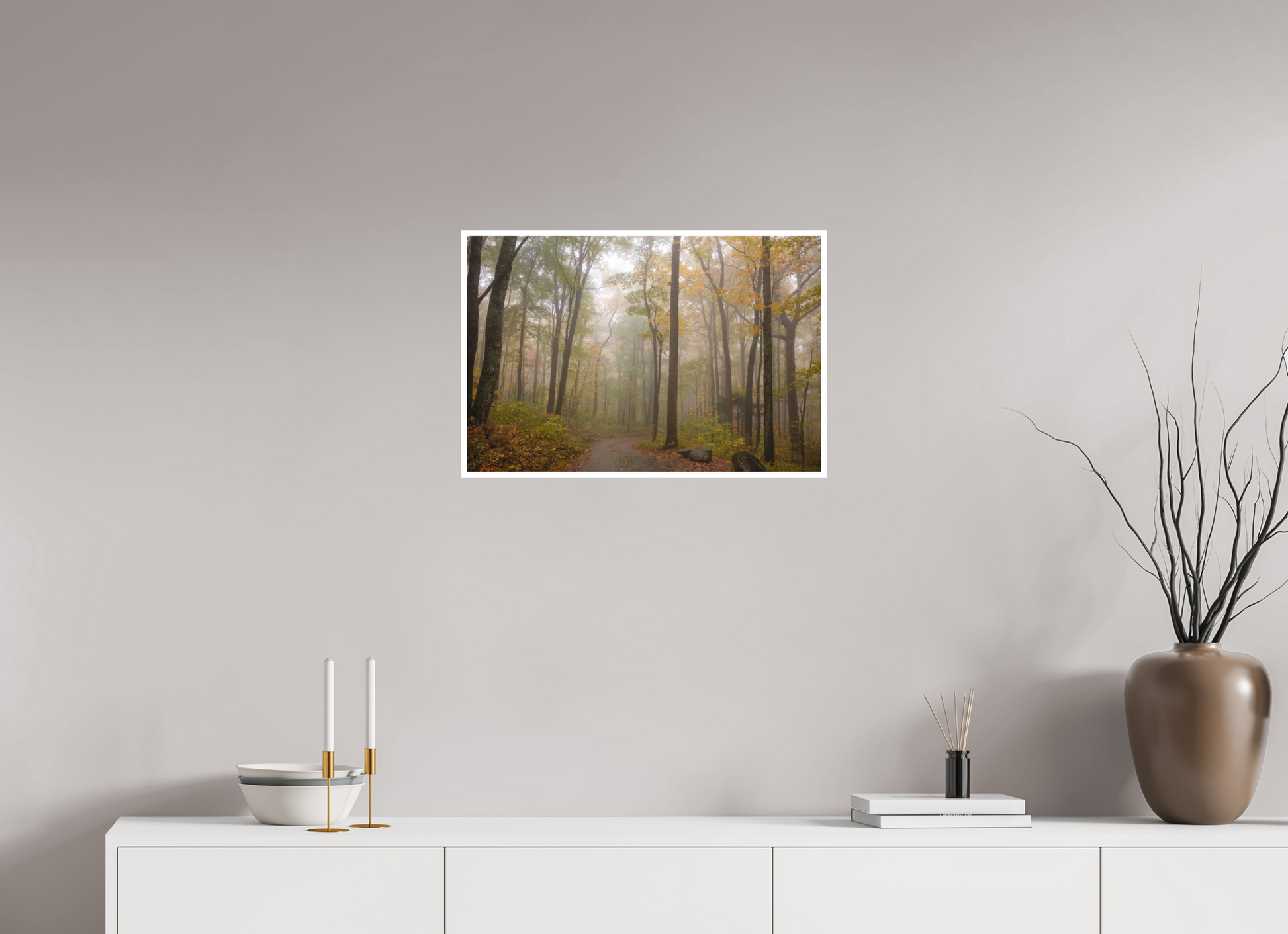 24 x 16″, Fine art print "Where the Road Disappears" - Smoky Mountains