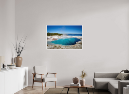 45 x 30″, Fine art print "Quiet Depths" - West Thumb Geyser Basin