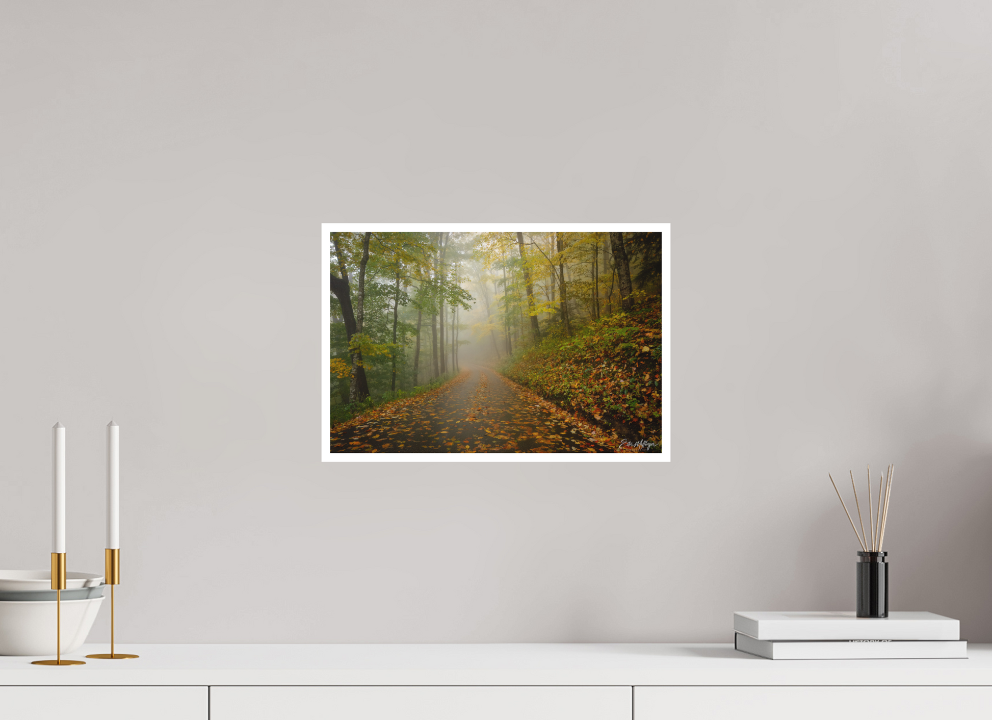 15 x 10″, Fine art print "The Way Through the Mist"