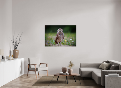 Burrowing owl stare down