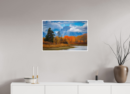 30 x 20″, Fine art print "Autumn Glory" - Oxbow Bend