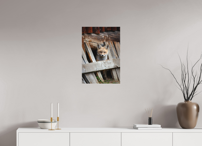 16 x 24″, Canvas "Barnyard Lookout" - Red Fox kit