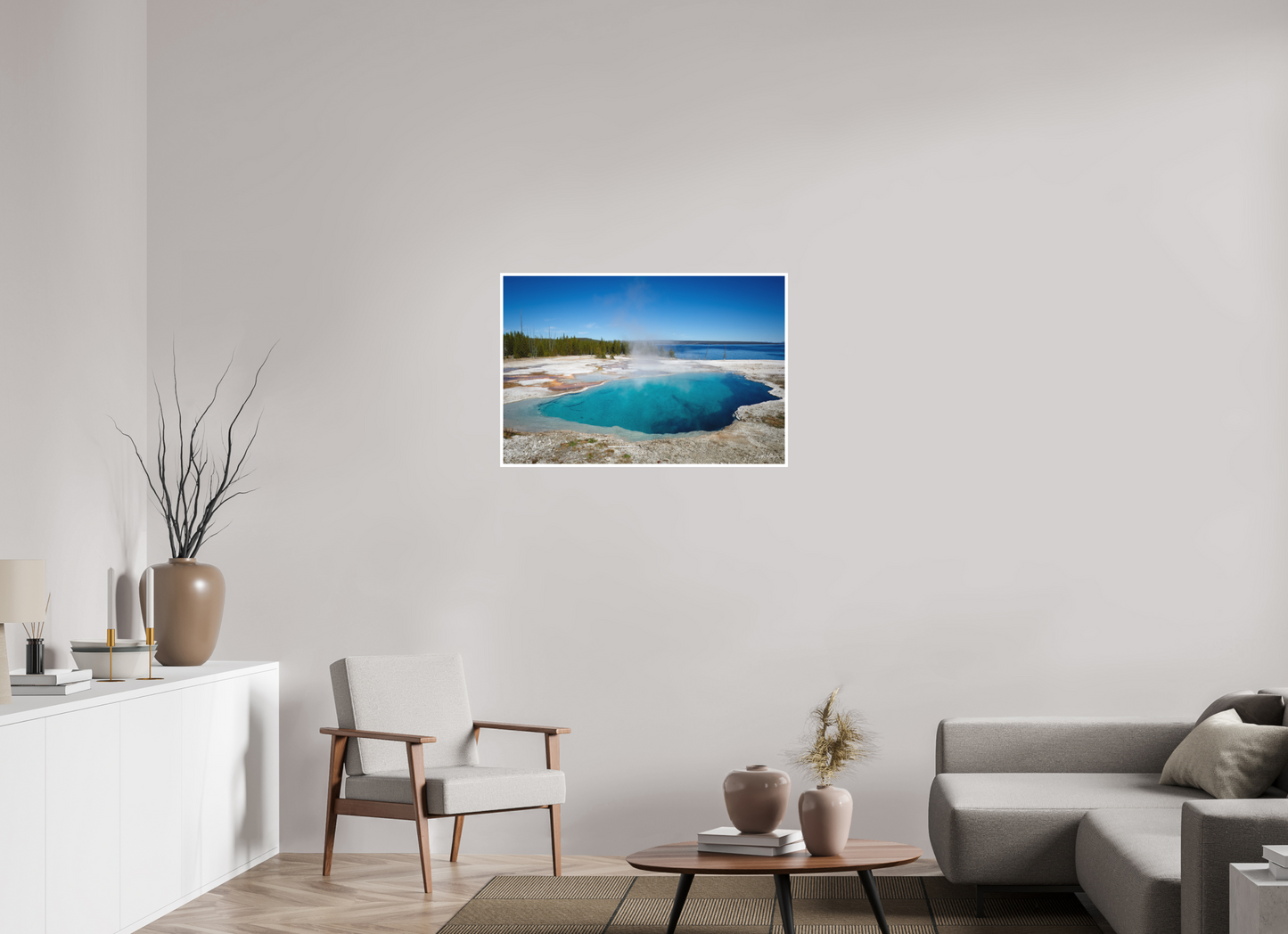 36 x 24″, Fine art print "Quiet Depths" - West Thumb Geyser Basin