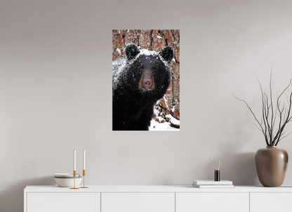 20 x 30″, Acrylic "Smoky Mountain Gaze" - Black bear close-up