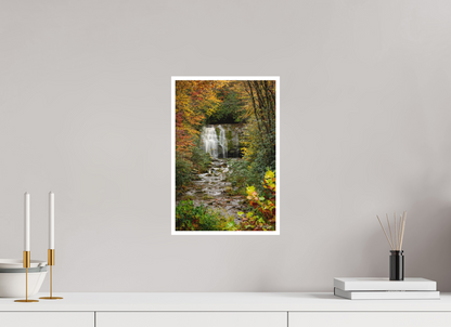 10 x 15″, Fine art print "Autumn's Window" - Meigs Falls