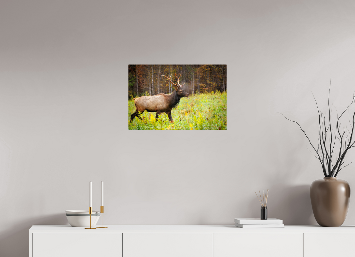 24 x 16″, Acrylic "Call of the Wild" - Elk