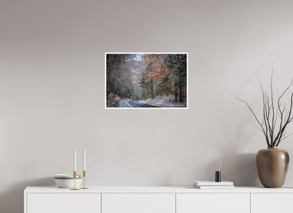 24 x 16″, Fine art print "Winter's Turn" - Smoky Mountain Scenic Road