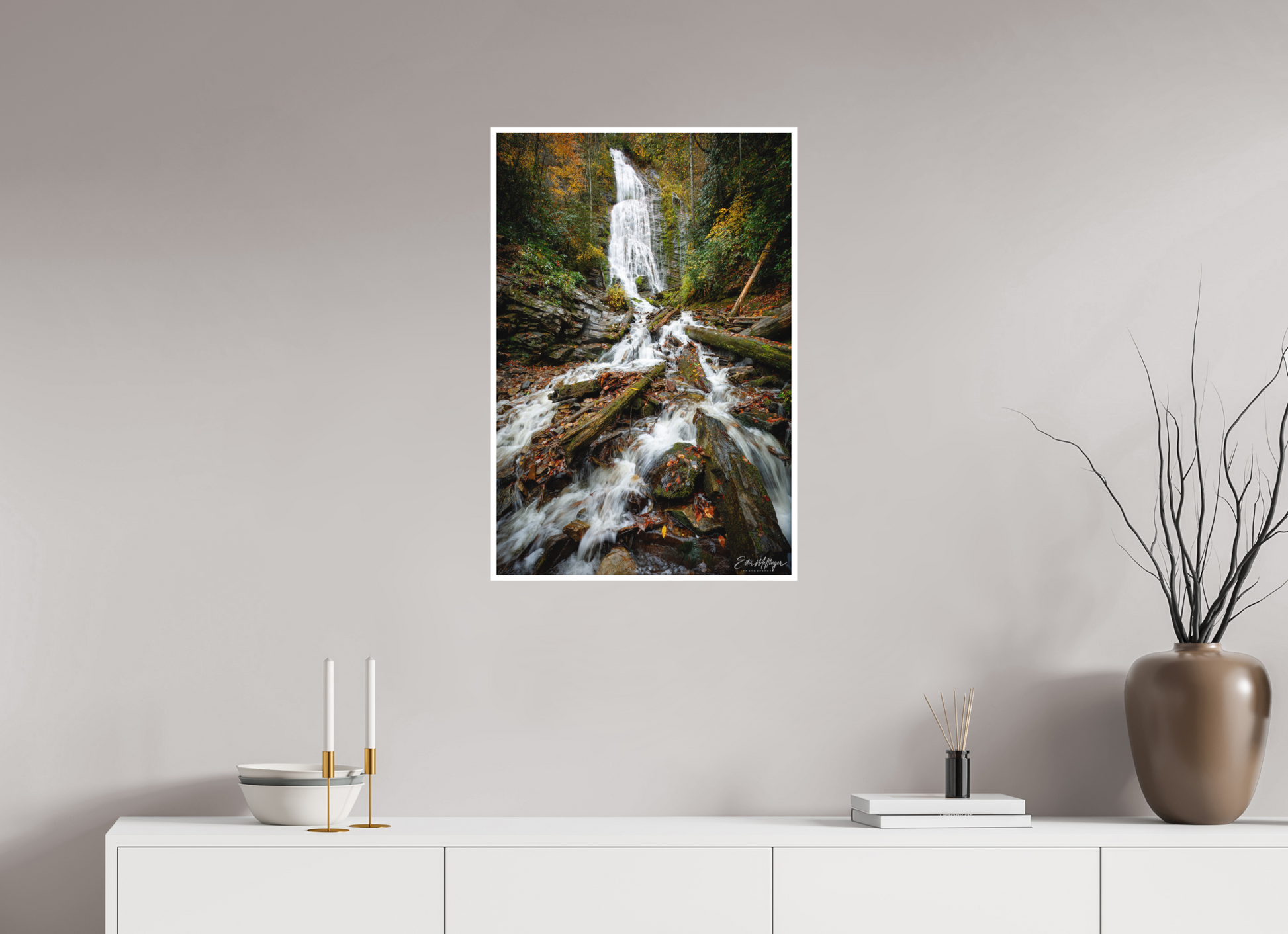 20 x 30″, Fine art print "Whispers of the Forest" - Mingo Falls