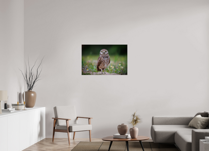 Burrowing owl stare down