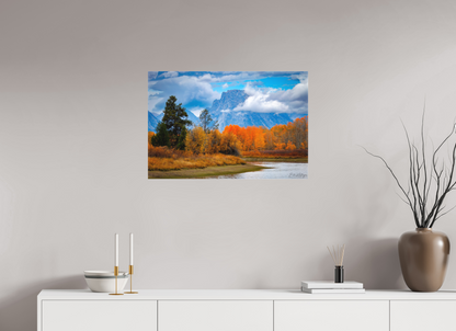 30 x 20″, Canvas "Autumn Glory" - Oxbow Bend