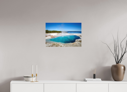 24 x 16″, Canvas "Quiet Depths" - West Thumb Geyser Basin
