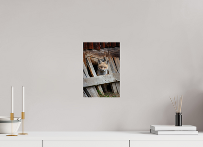 8 x 12″, Acrylic "Barnyard Lookout" - Red Fox kit