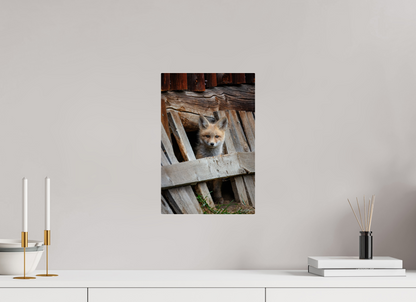 10 x 15″, Acrylic "Barnyard Lookout" - Red Fox kit