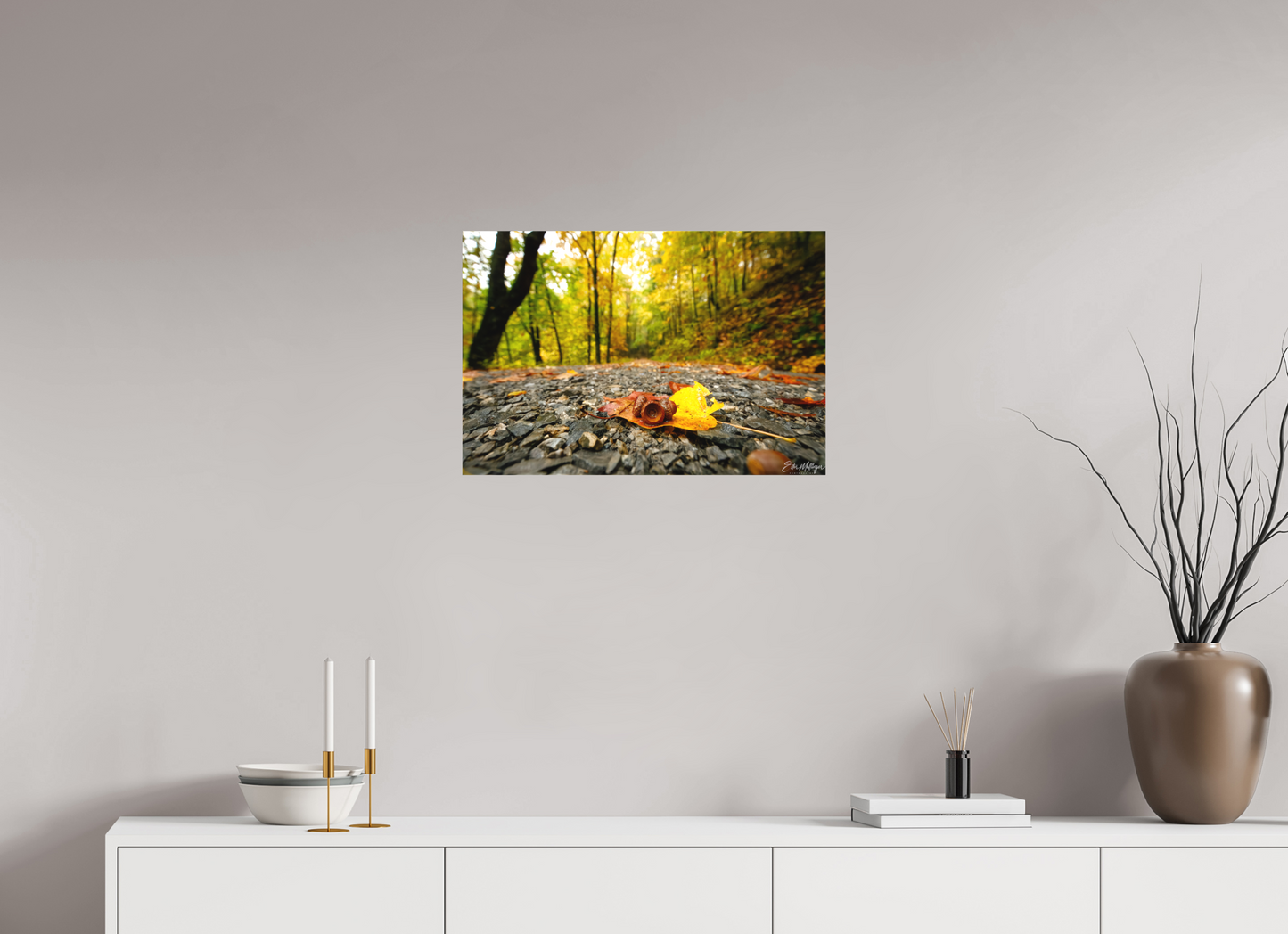 24 x 16″, Canvas "The Long Way Home" - Cades Cove