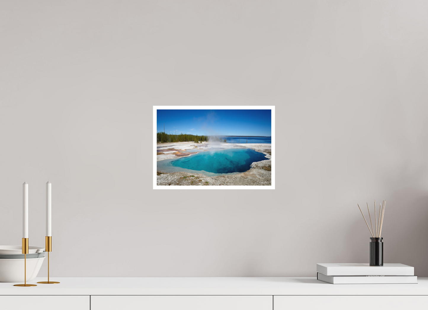 12 x 8″, Fine art print "Quiet Depths" - West Thumb Geyser Basin
