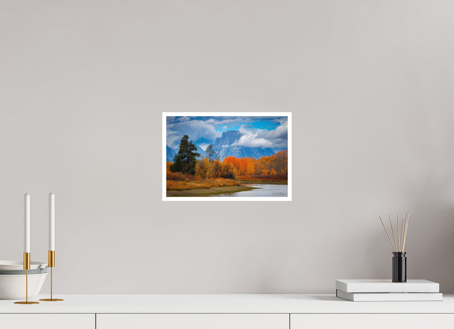 12 x 8″, Fine art print "Autumn Glory" - Oxbow Bend